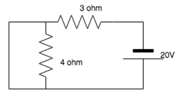 Find The Current In The 4 Ohm Resistor.